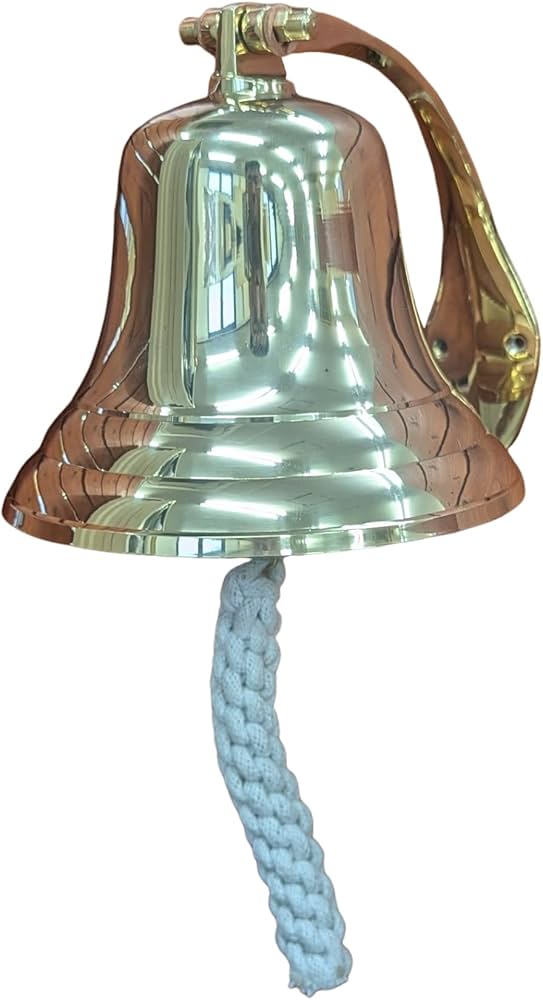 Amazon | 真鍮製 ブラケット付きシップベル 直径15.2cm 6インチサイズ